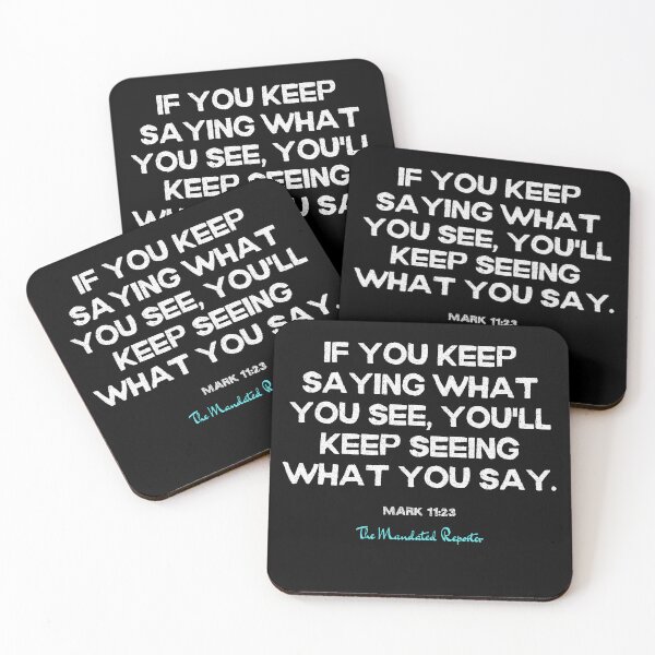 Item preview, You Will Have What You Say | Mark 11:23 - Black designed and sold by TheReporter1.