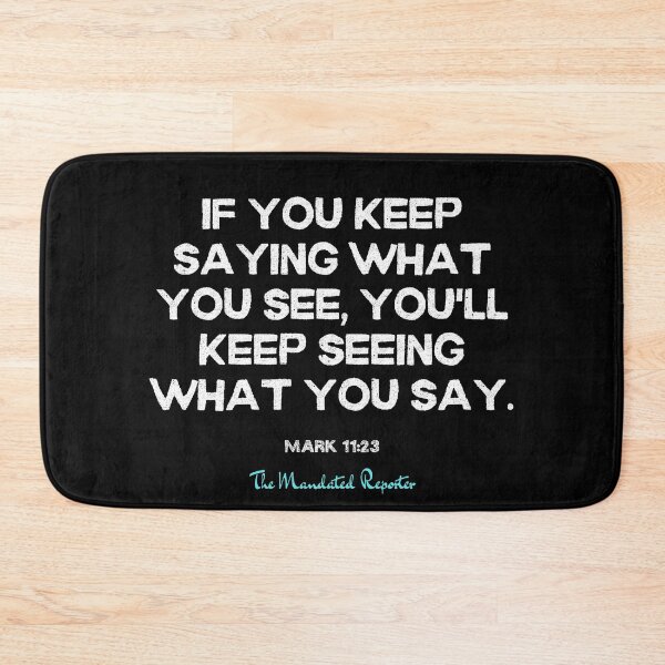 Item preview, You Will Have What You Say | Mark 11:23 - Black designed and sold by TheReporter1.