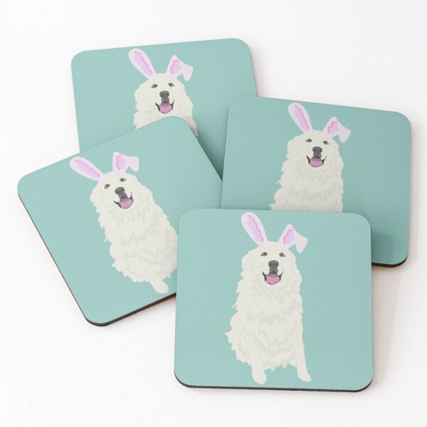 Item preview, Easter Bunny Great Pyrenees  designed and sold by KantstandyaC.