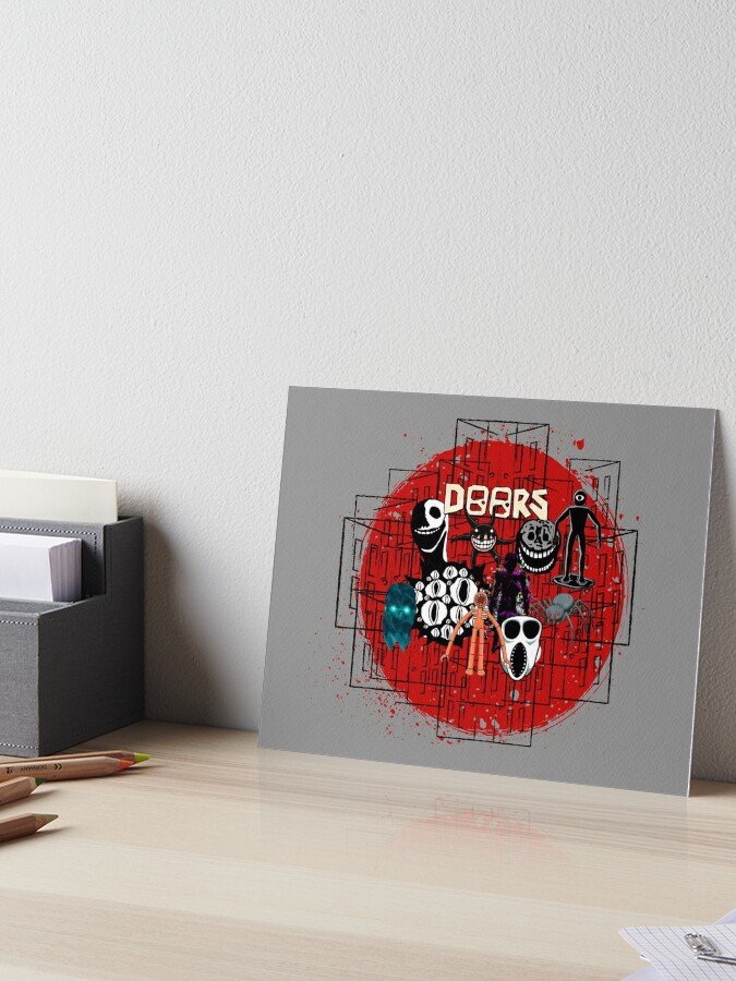 Original Doors Entities Red Room Art Board Print for Sale by  TheBullishRhino