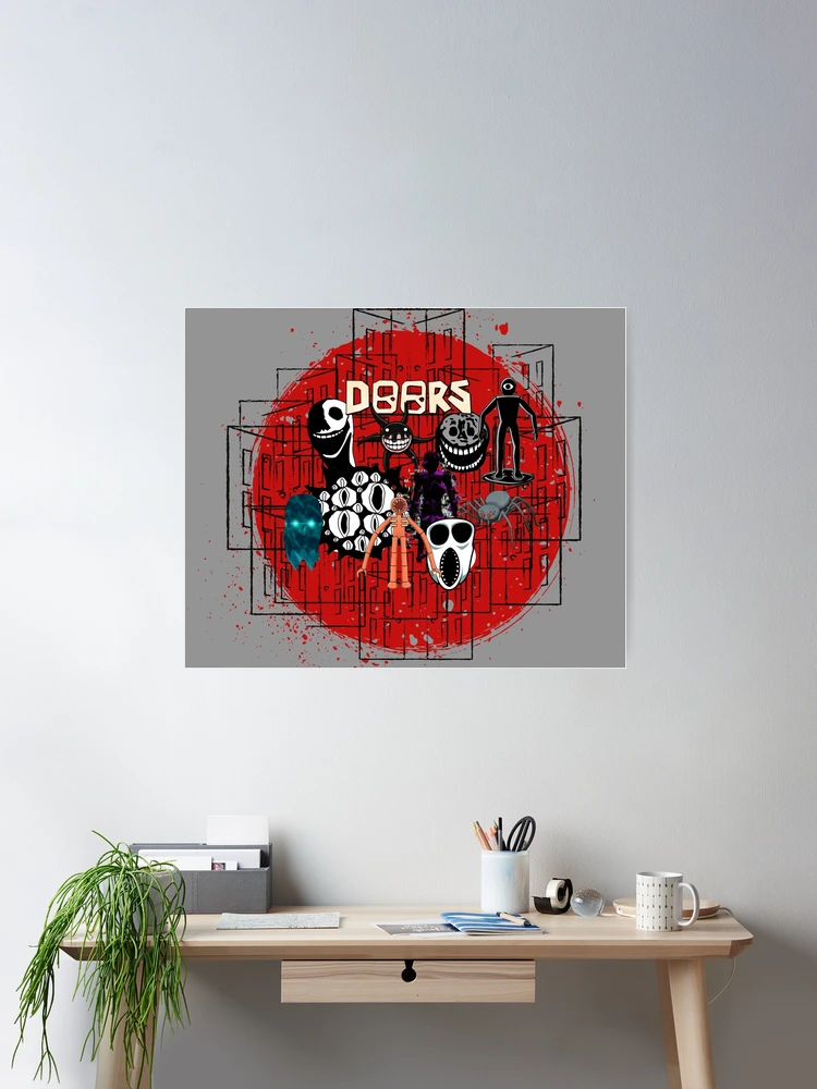 Original Doors Entities Red Room Art Board Print for Sale by  TheBullishRhino