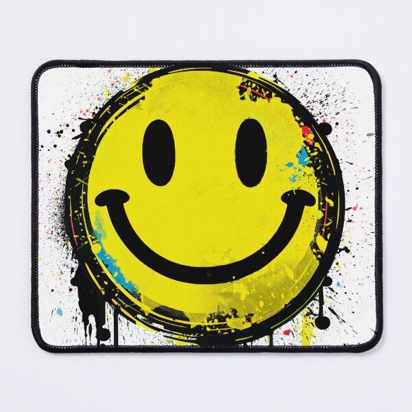 Item preview, Acid House Smiley Face Splattered Paint Design designed and sold by Wasted-Clothing.
