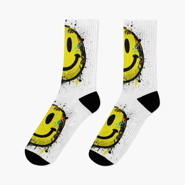Item preview, Acid House Smiley Face Splattered Paint Design designed and sold by Wasted-Clothing.