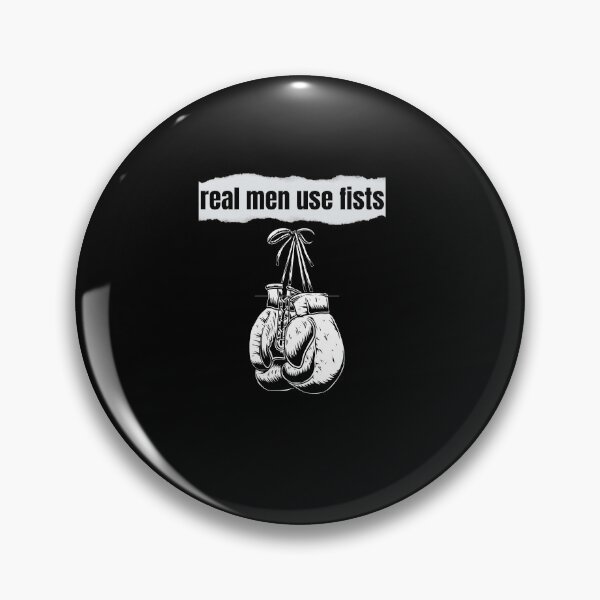 Item preview, real men use fists designed and sold by koki4you.