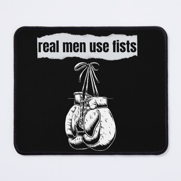 Item preview, real men use fists designed and sold by koki4you.