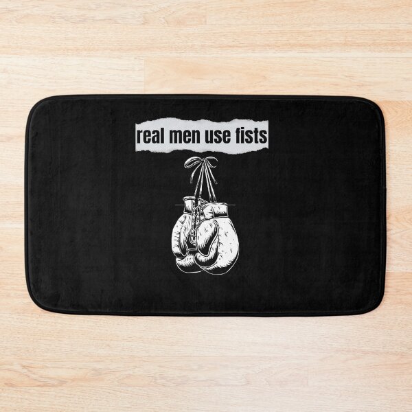 Item preview, real men use fists designed and sold by koki4you.