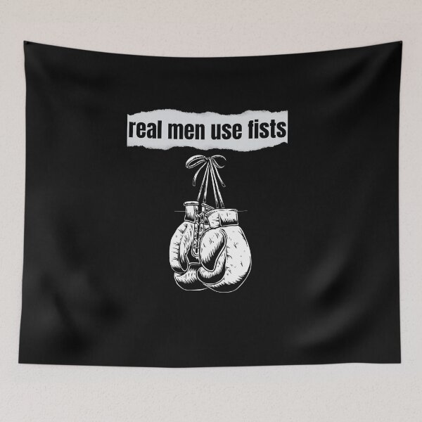 Item preview, real men use fists designed and sold by koki4you.