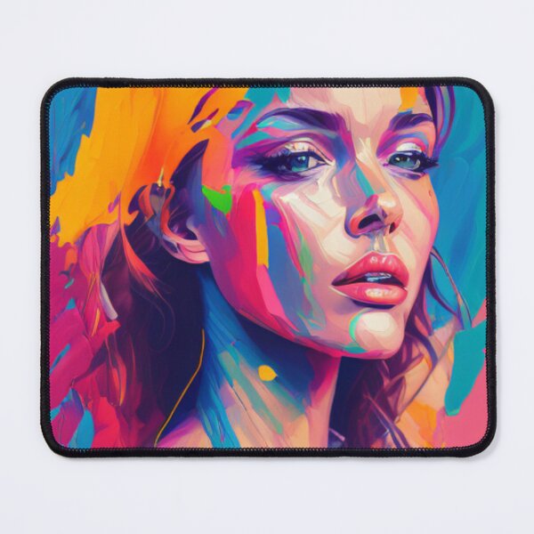 Item preview, Vibrant Portrait - A Touch of Color - Oil Painting Masterpiece designed and sold by WBP Mart.