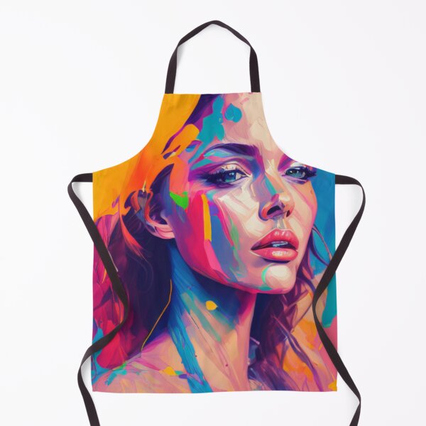 Item preview, Vibrant Portrait - A Touch of Color - Oil Painting Masterpiece designed and sold by WBP Mart.