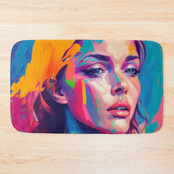 Item preview, Vibrant Portrait - A Touch of Color - Oil Painting Masterpiece designed and sold by WBP Mart.