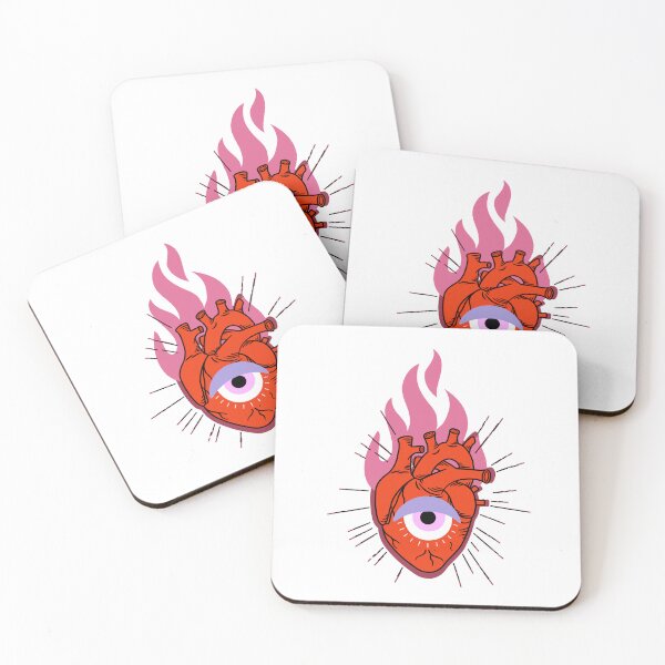 Item preview, Burning Heart Eye of Providence designed and sold by GHANLUES.