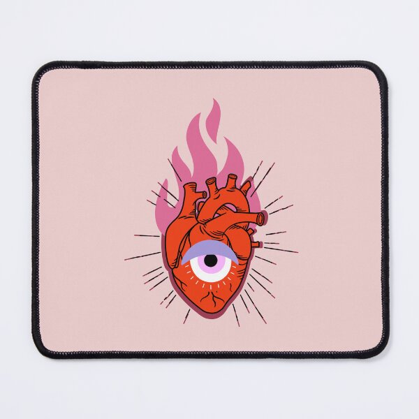Item preview, Burning Heart Eye of Providence designed and sold by GHANLUES.