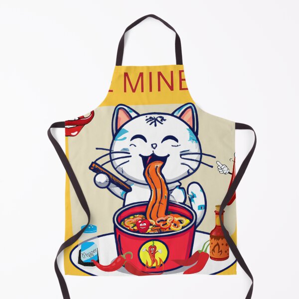 Artikelvorschau, Katze isst Spaghetti entworfen und verkauft von mottyshop.