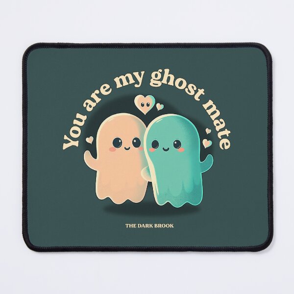 Item preview, Super Cute Retro Ghosts In Love Illustration - You Are My Ghost Mate Valentine’s Day designed and sold by thedarkbrook.