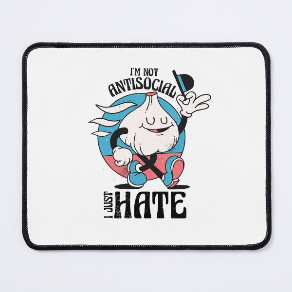 Item preview, Antisocial onion retro cartoon designed and sold by MiniTiger.