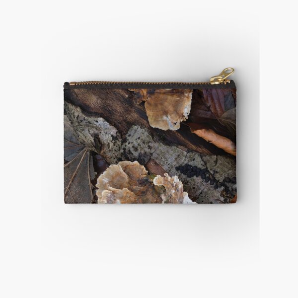 Item preview, Turkeytail Fungus on Fallen Log designed and sold by Sue Robinson.