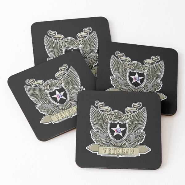 Item preview, 2nd Infantry Division Veteran designed and sold by SoldierAlways.