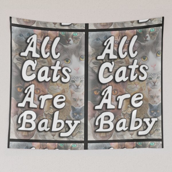 Item preview, All Cats Are Baby (ACAB) designed and sold by Soaked-N-Bleach.