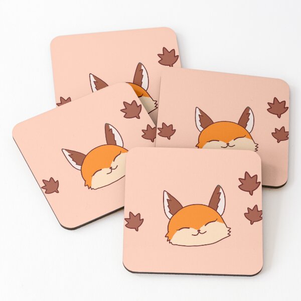 Item preview, Fox doodle and Autumn leaves designed and sold by Photoshop Is My Passion.