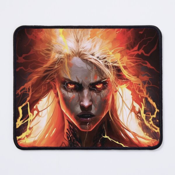 Item preview, Red Electrified Female designed and sold by RavnWorX.