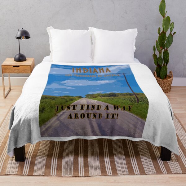 Item preview, Indiana Funny Travel Poster designed and sold by loggeron30.