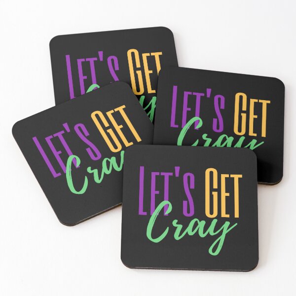 Item preview, Lets Get Cray Mardi Gras Funny Saying designed and sold by SunfullyYours.