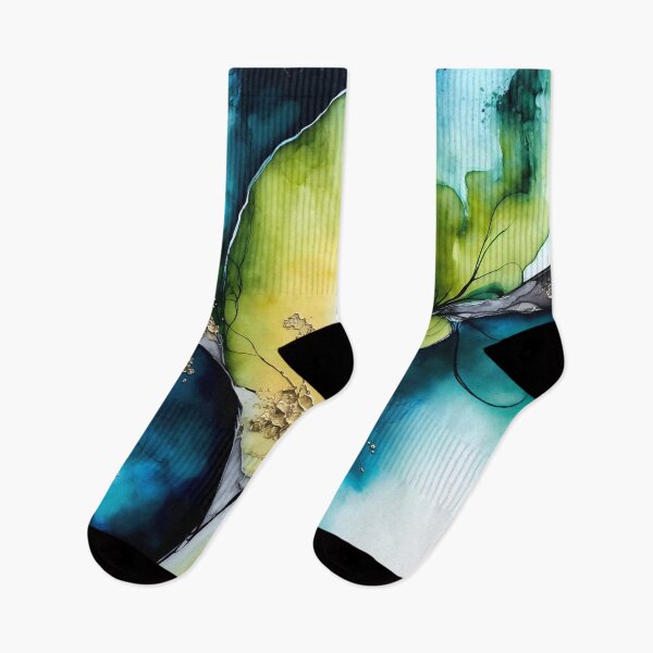 Item preview, Jade Haven - Abstract Alcohol Ink Art designed and sold by inkvestor.