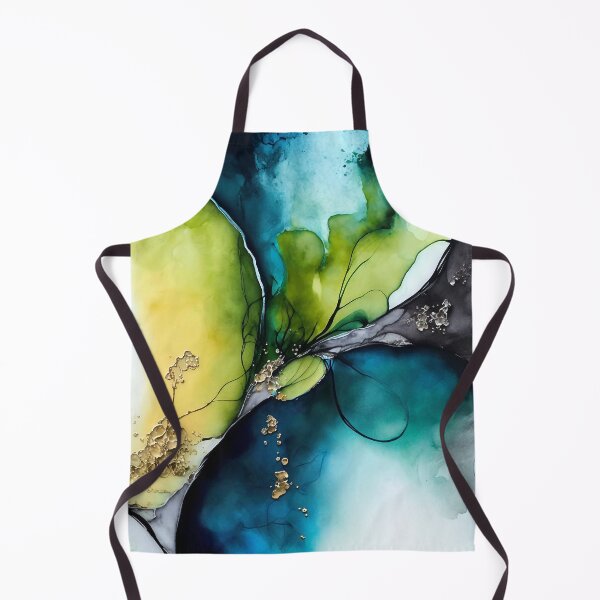 Item preview, Jade Haven - Abstract Alcohol Ink Art designed and sold by inkvestor.