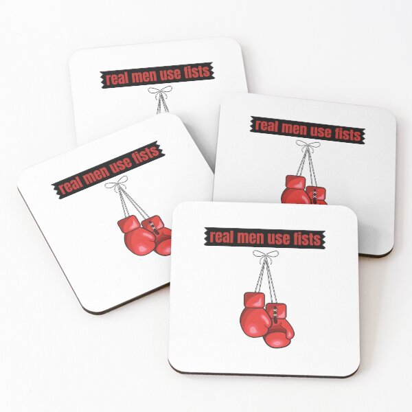 Item preview, real men use fists designed and sold by koki4you.