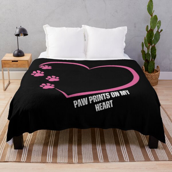 Item preview, Paw Prints on my Heart designed and sold by The Love Quill.