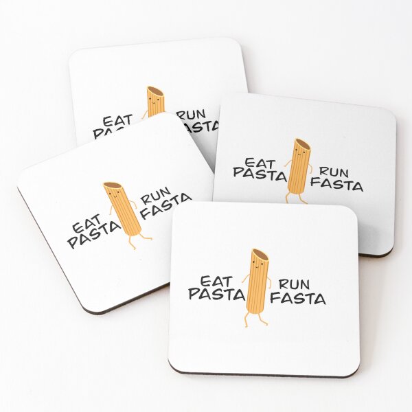 Item preview, Eat pasta run fasta designed and sold by Manar Altaweel.