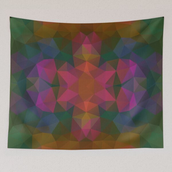 Item preview, Triangles design in dark and bright colors designed and sold by nessikk.