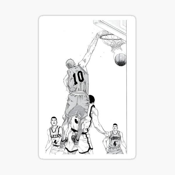 "Slam dunk" Sticker for Sale by Thebestindesign | Redbubble