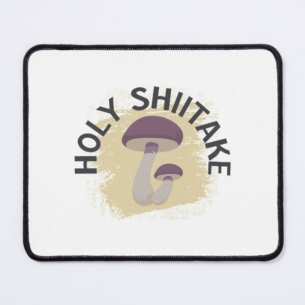 Item preview, Holy Shiitake - Mushroom Pun designed and sold by KGoPrintables.