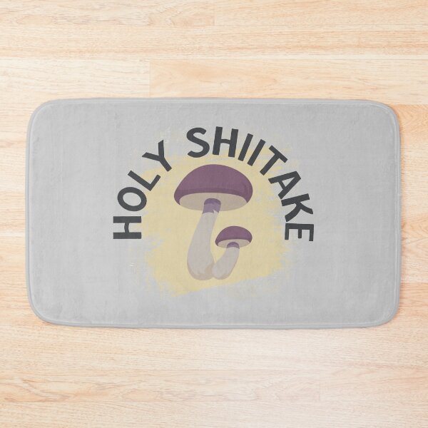 Item preview, Holy Shiitake - Mushroom Pun designed and sold by KGoPrintables.