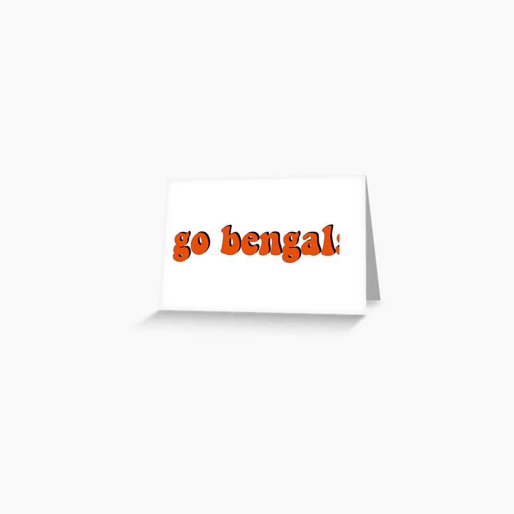 go bengals cincinnati football sticker | Sticker