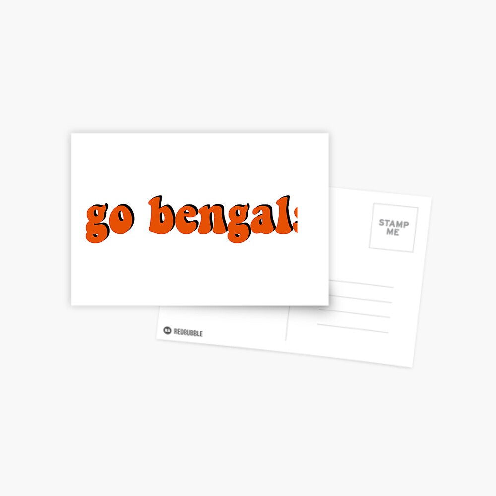 go bengals cincinnati football sticker Sticker