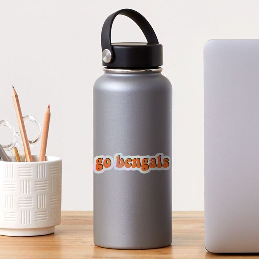 go bengals cincinnati football sticker Sticker