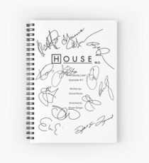 House MD Script Spiral Notebook