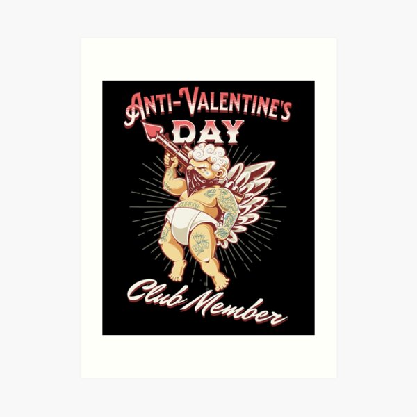 Item preview, Miembro del Club Anti-San Valentín designed and sold by PECCATOR.