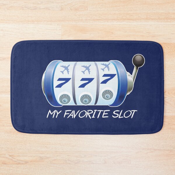 Item preview, Funny Aviation Slot Machine - Airplane Lover design Navy Background designed and sold by Ikaroots.