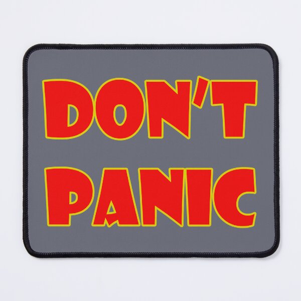 Item preview, Don't Panic designed and sold by blacksnowcomics.