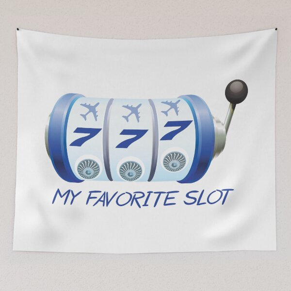 Item preview, Funny Aviation Slot Machine - Airplane Lover design white background designed and sold by Ikaroots.