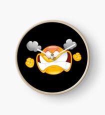 emoticon angry Clock