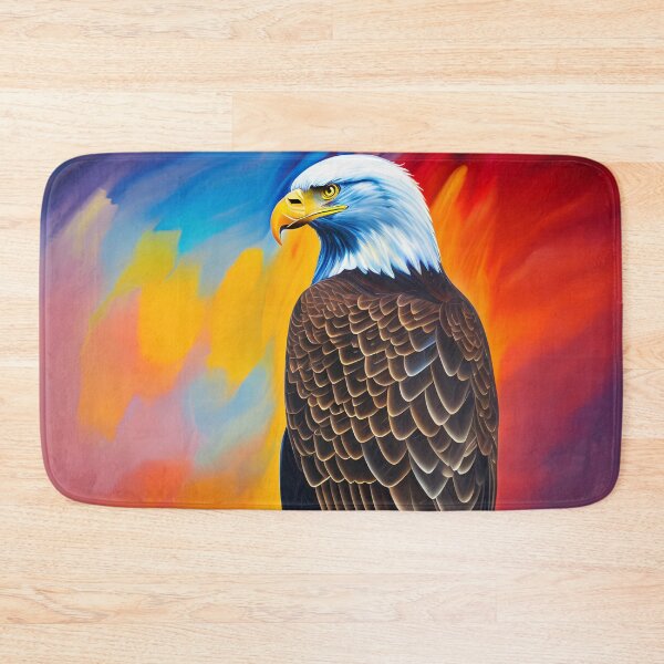 Item preview, Colorful Bald Eagle Art designed and sold by Blok45.