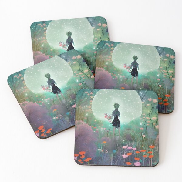 Item preview, Flower Girl Moon Garden. designed and sold by DEKA777.