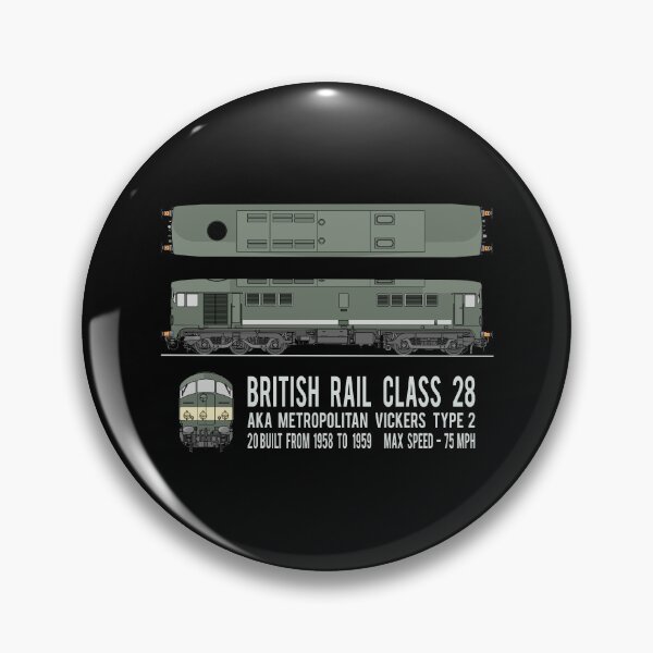 Item preview, British Rail Class 28  Metro-Vick Type 2 Locomotive Train Diagram Gift designed and sold by Maljonic.