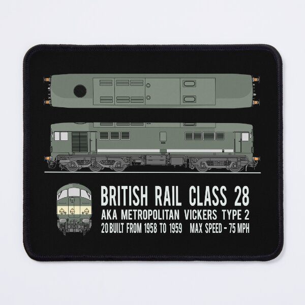 Item preview, British Rail Class 28  Metro-Vick Type 2 Locomotive Train Diagram Gift designed and sold by Maljonic.