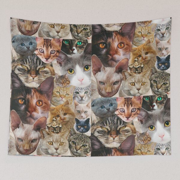 Item preview, Cat Collage designed and sold by Soaked-N-Bleach.