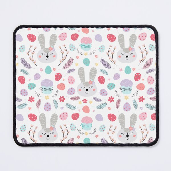 Item preview, cute easter bunnies on a white background designed and sold by Dream Designs.